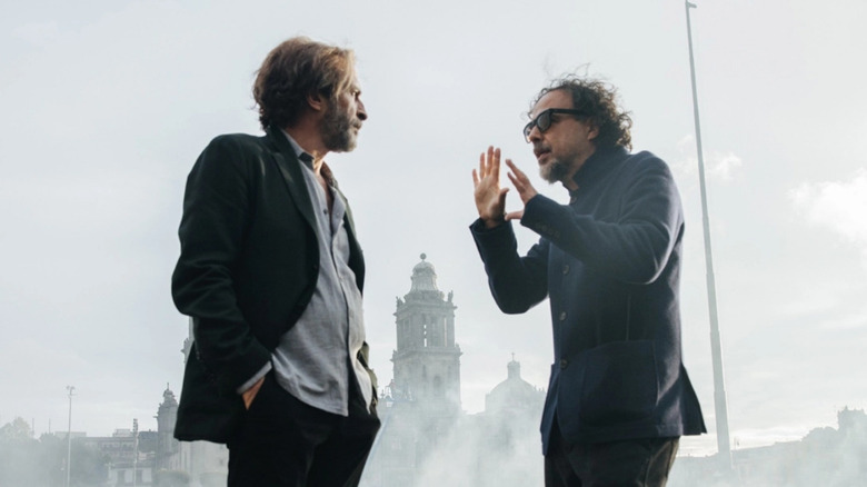 Alejandro G. Iñárritu directs on set of Bardo