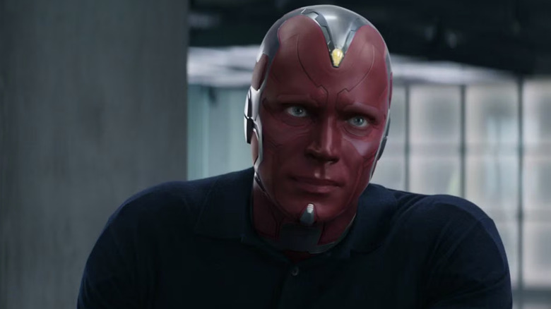 Paul Bettany as Vision in Captain America: Civil War