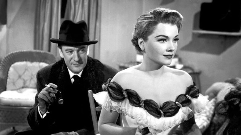 George Sanders and Anne Baxter in All About Eve