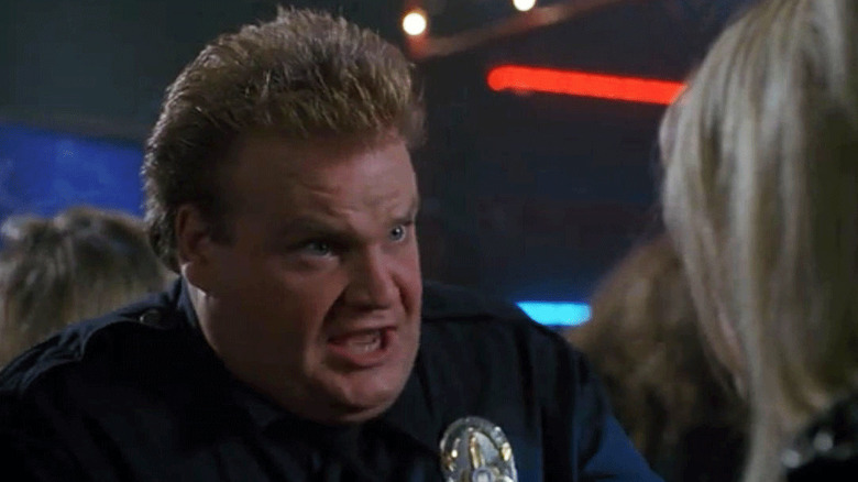 Chris Farley police uniform in Airheads