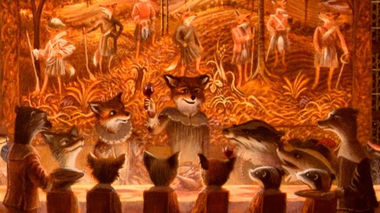 Fantastic Mr. Fox makes a toast