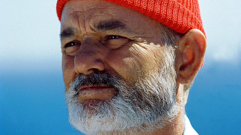 Bill Murray wears orange cap