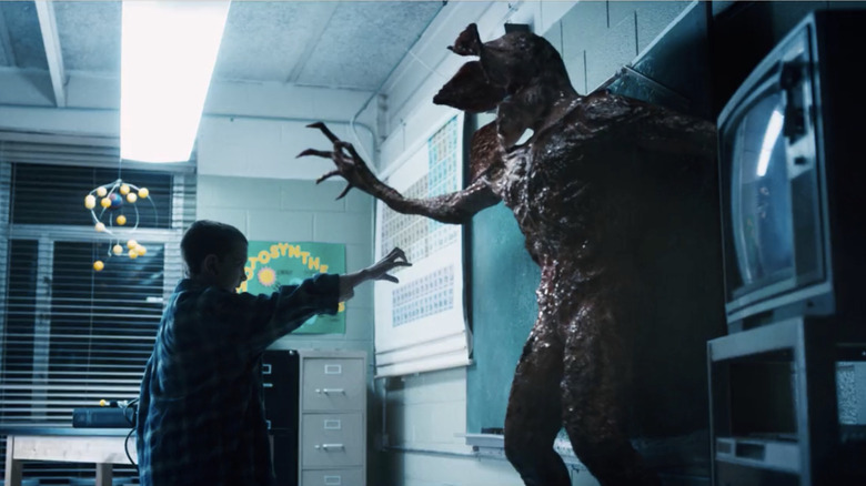 Stranger Things: 11 vs the demogorgon
