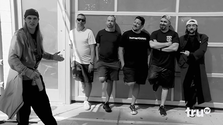 Still from The Impractical Jokers: Hollywood episode