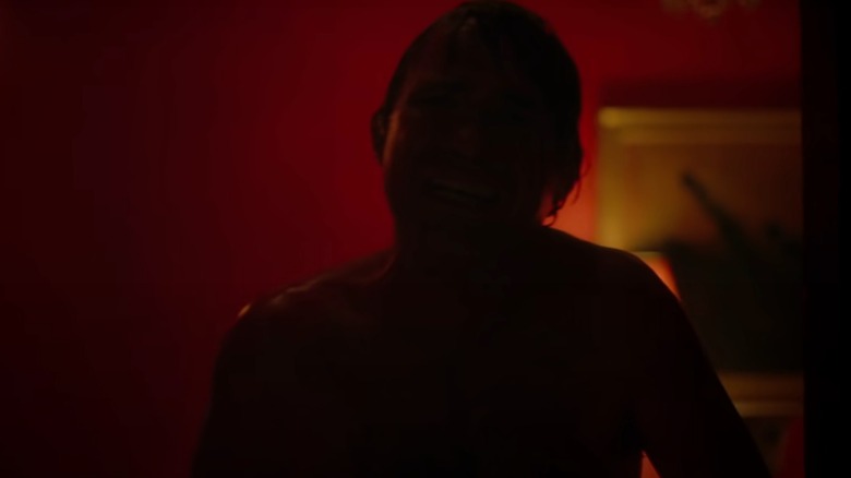 Rory Kinnear as a walking set of wombs in Men