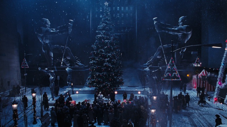 New York Christmas in Batman Returns