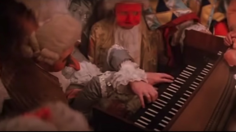 Tom Hulce playing the harpsichord backwards in Amadeus