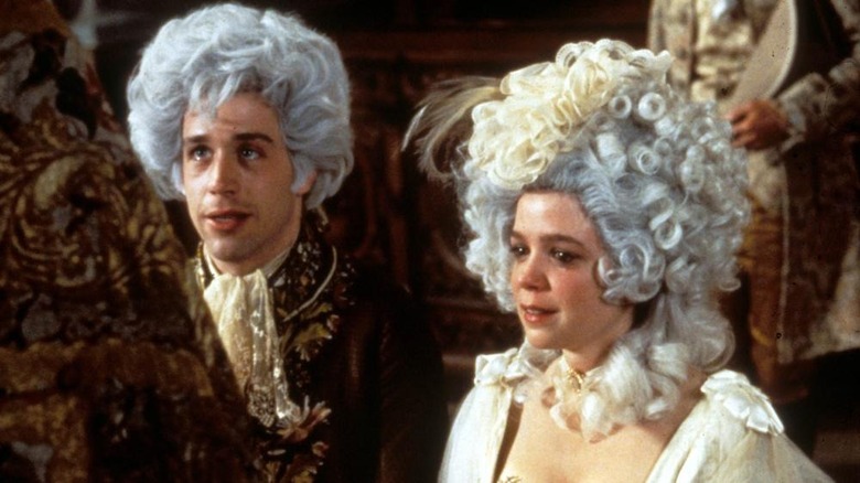 Elizabeth Berridge and Tom Hulce in Amadeus