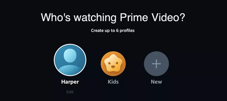 Amazon Prime Video Profiles
