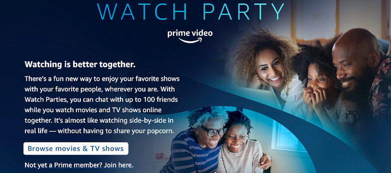 Amazon Prime Video Watch Party