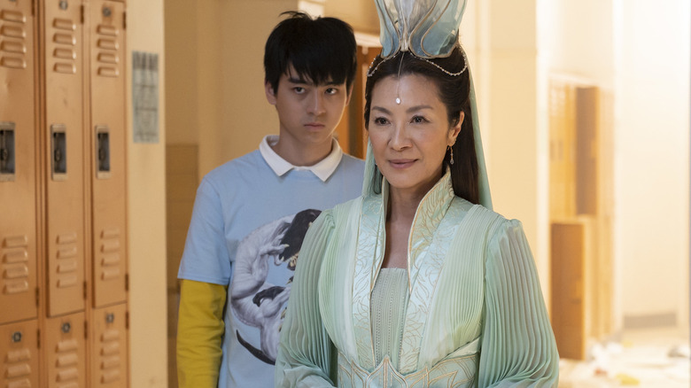Michelle Yeoh and Ching Liu in American Born Chinese