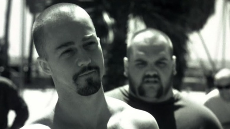 Edward Norton and Ethan Suplee in American History X