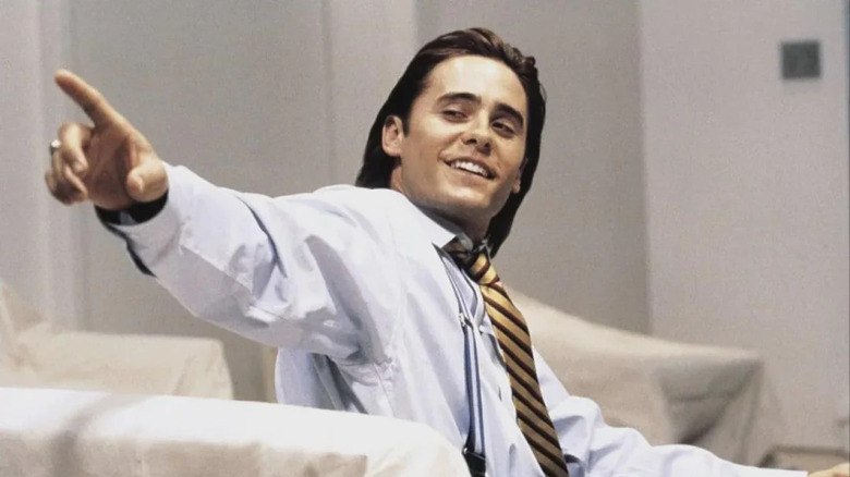 Paul Allen points in American Psycho