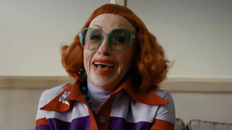 Aunt Gladys laughing in Weapons