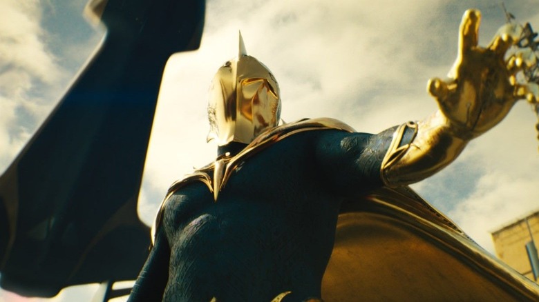 Doctor Fate strikes a pose mid-air in Superman