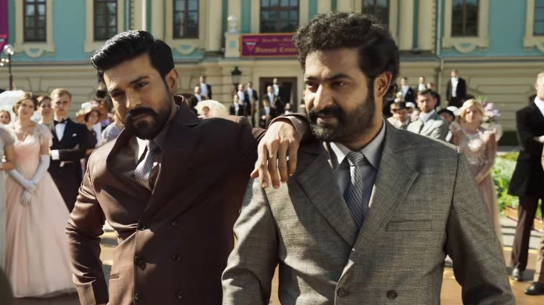 Ram Charan and N.T. Rama Rao Jr. in RRR