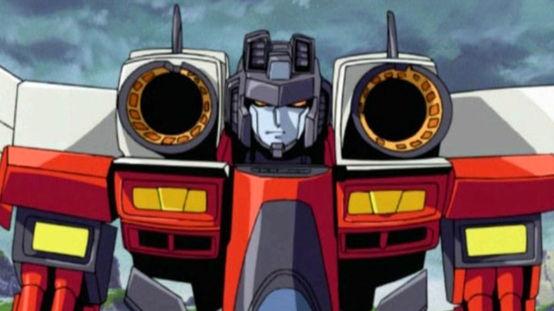 Close-up of Starscream in Transformers: Armada