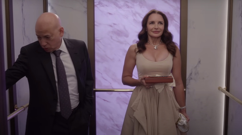 Evan Handler and Kristen Davis in And Just Like That...