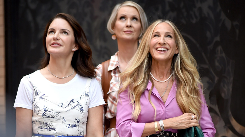 Kristin Davis, Cynthia Nixon, and Sarah Jessica Parker in And Just Like That