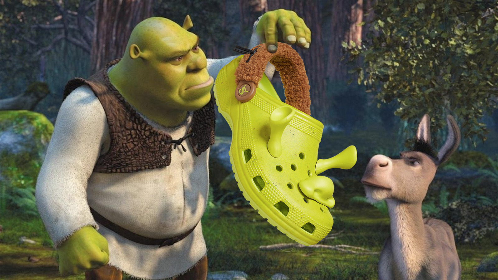 Crocs Shrek em Oferta