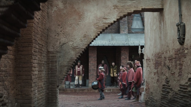 The funeral procession