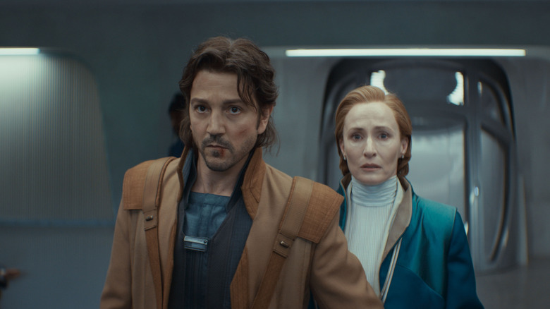 Diego Luna in the role of Kasian Anwar and Jennifiv Owily in the role