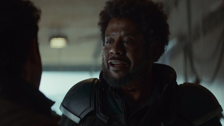 Saw Gerrera smiling at someone in Andor season 2