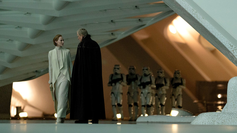 The stand of my Mothma and Luthen Rael confronts in and