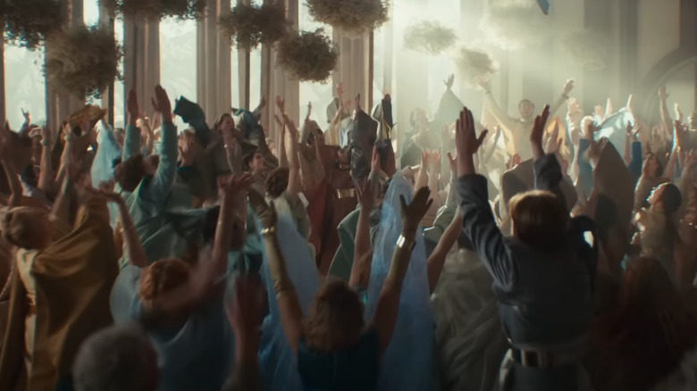 Mon Mothma daughter's wedding reception dance party in Andor season 2