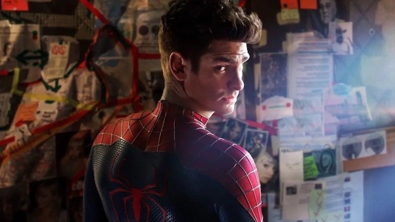 Andrew Garfield as Peter Parker in The Amazing Spider-Man 2