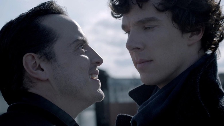 Sherlock Holmes and Jim Moriarty