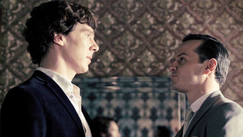 Sherlock Holmes and Jim Moriarty