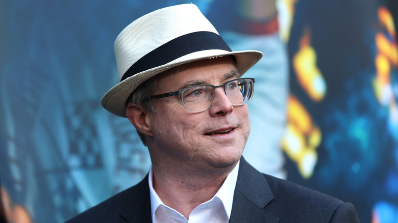 Andy Weir at a premiere event for the Project Hail Mary movie adaptation