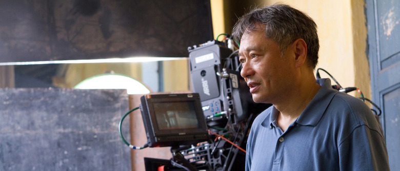 Ang Lee directing Life of Pi