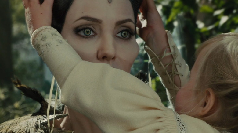 Angelina Jolie and Vivienne Jolie-Pitt in Maleficent