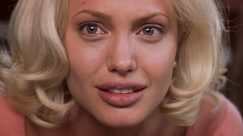 Angelina Jolie as Lanie Kerrigan is seen in closeup in Life or Something Like It
