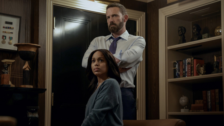 Mark and Abigail look concerned in Animals