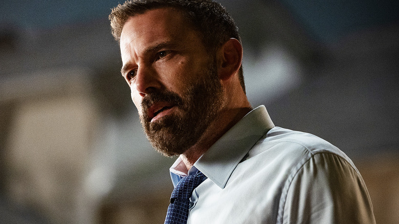 Ben Affleck's Mark Kimball is seen from a low angle in Animals