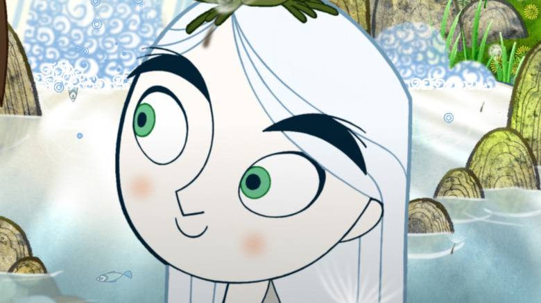 The Secret of Kells girl with frog on head