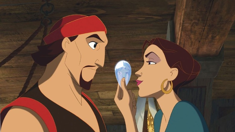 Sinbad butting heads with Lady Marina