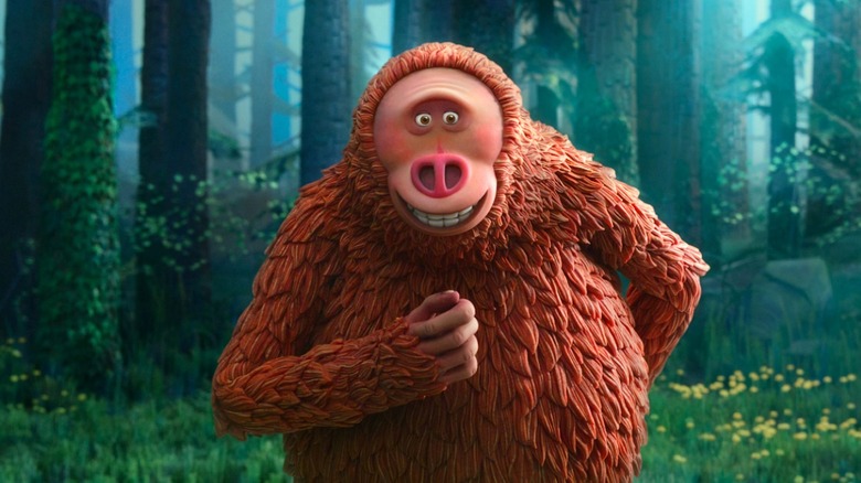 The Missing Link Bigfoot smiles