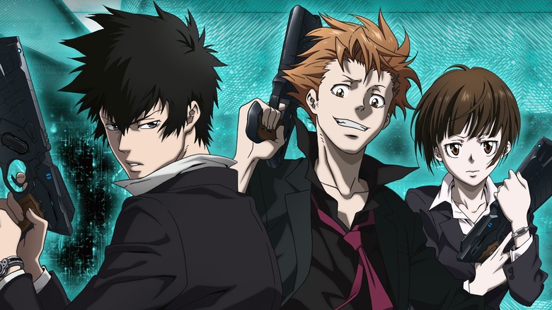 Shinya, Shuusei, and Akane armed