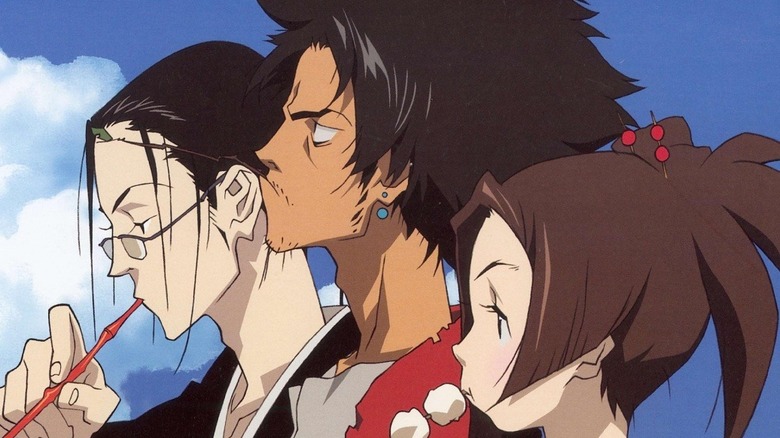 Jin, Mugen, and Fuu gaze outward