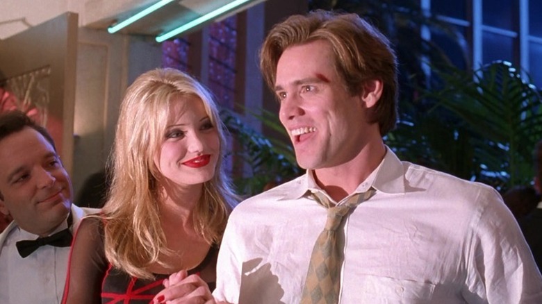 Cameron Diaz's Tina Carlyle with Jim Carrey's Stanley Ipkiss in The Mask