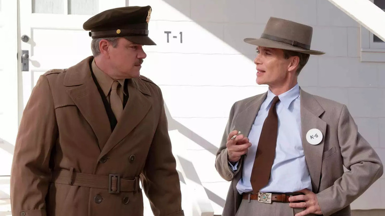 Matt Damon and Cillian Murphy in Oppenheimer