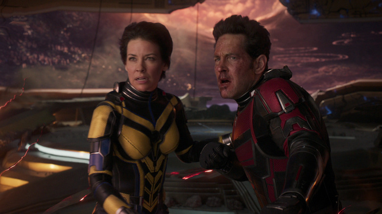 Evangeline Lilly and Paul Rudd in Ant-Man and The Wasp: Quantumania