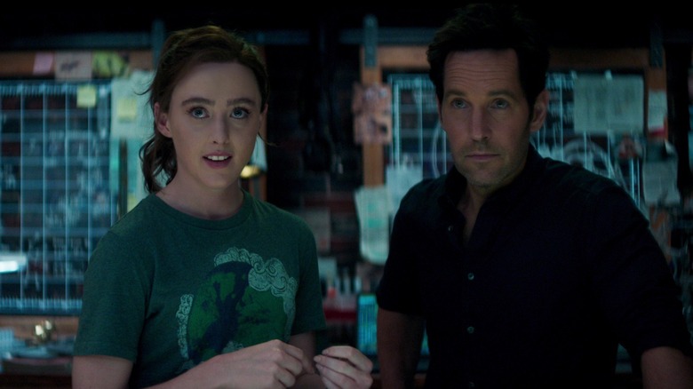 Kathryn Newton and Paul Rudd in Ant-Man and The Wasp: Quantumania 
