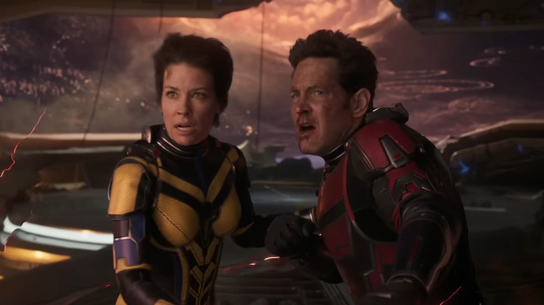 Evangeline Lilly and Paul Rudd in Ant-Man and The Wasp: Quantumania