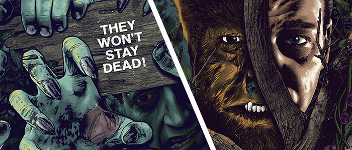 Anthony Petrie - The Wolf Man and Night of the Living Dead Posters