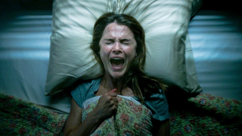 Antlers Keri Russell Screaming Bed